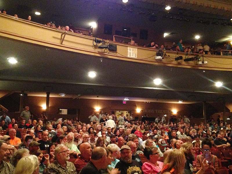 crowd at Chubb Theatre